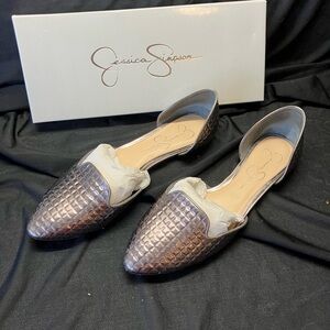 Jessica Simpson Renonna Metallic Flats